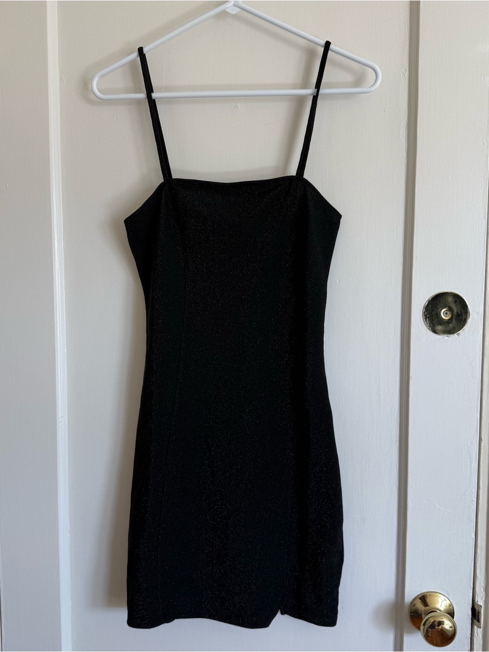 H&M Black Mini Slip Dress